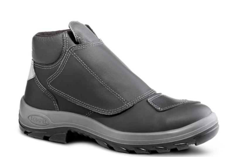 BOTINA PRETA VELCRO - BOMPEL - Botinas de Segurança - Bompel - EPIs - MH  Máquinas