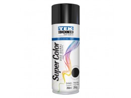 TINTA AEROSOL PRETA USO GERAL BRILHANTE 350ML - TEK BOND